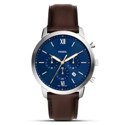 Fossil Nutra Chronograph Brown Leather Watch